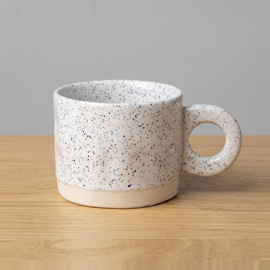 Studio-quality processed mug photo